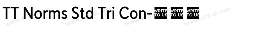 TT Norms Std Tri Con字体转换